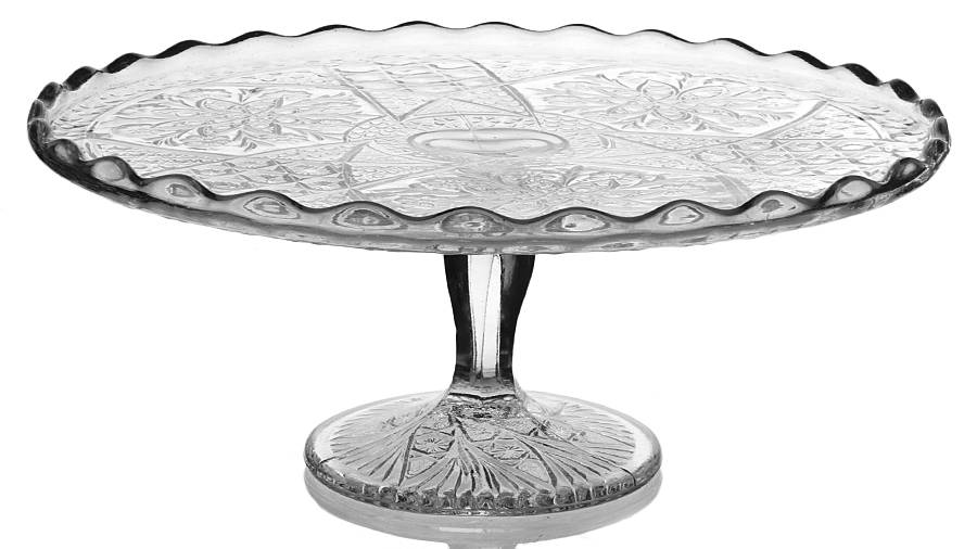 Ferris Wheel Round Cake Stand by Indiana Glass-1