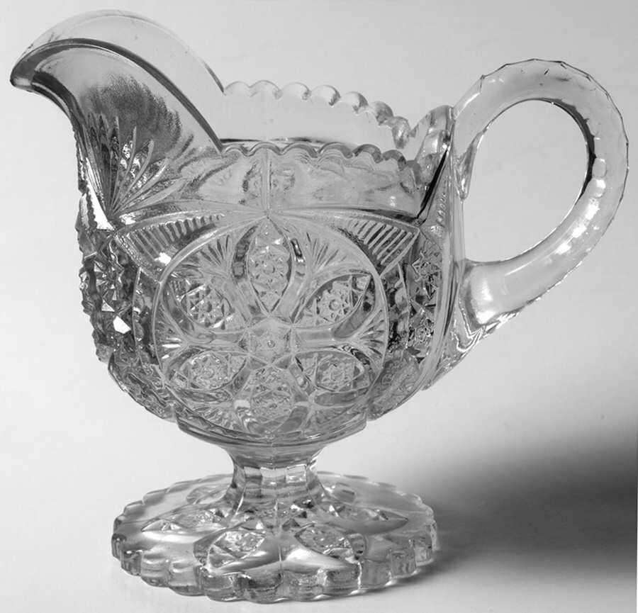 Ferris Wheel Footed Creamer by Indiana Glass-1