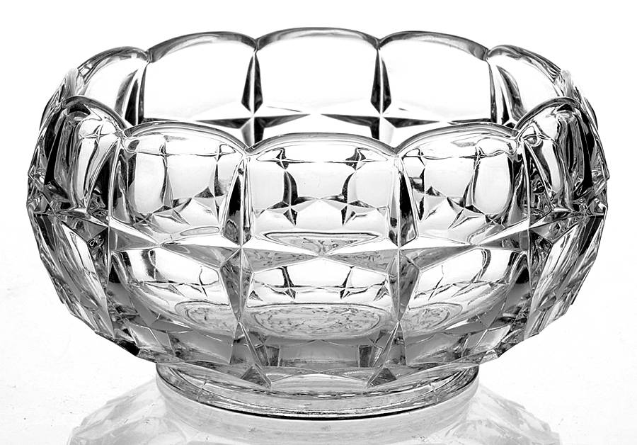 Constellation Grape Clear Open Candy Dish by Indiana Glass-1