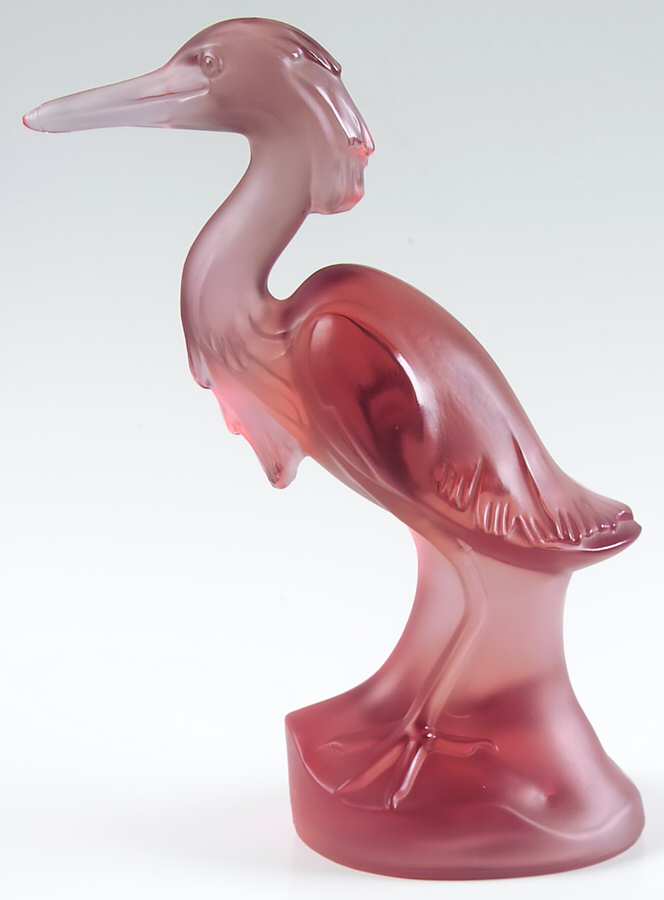 Cathay Cranberry Frosted Egrette by Imperial Glass-Ohio-1