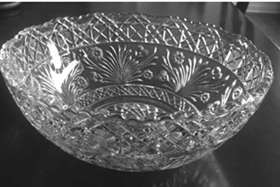Horsemint Clear Small Fruit Dessert Bowl by Indiana Glass-1