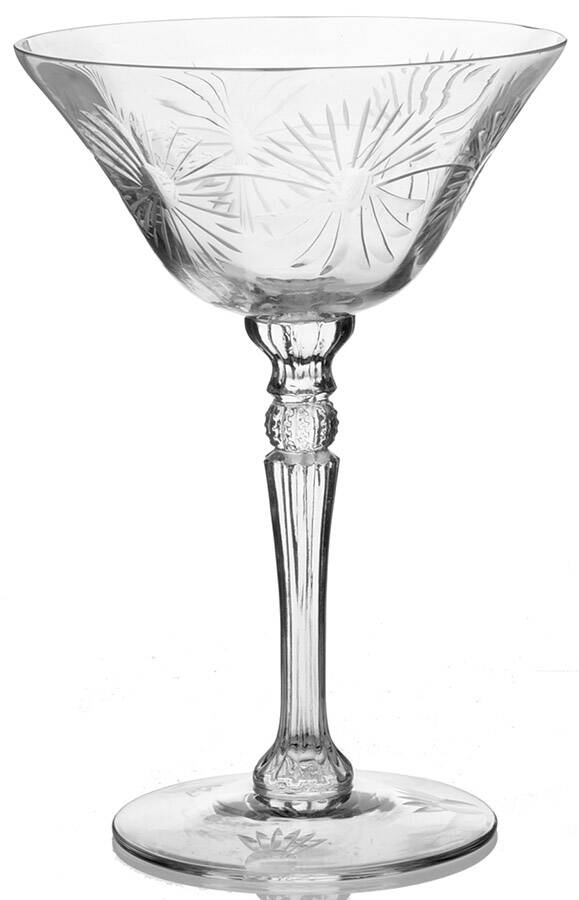 Dandelion Champagne/Tall Sherbet by Imperial Glass-Ohio-1