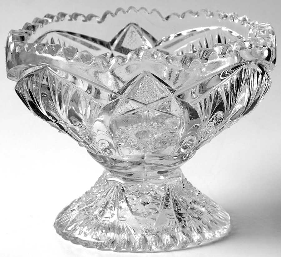 212 Clear (Giftware) Open Jam/Jelly by Imperial Glass-Ohio-1