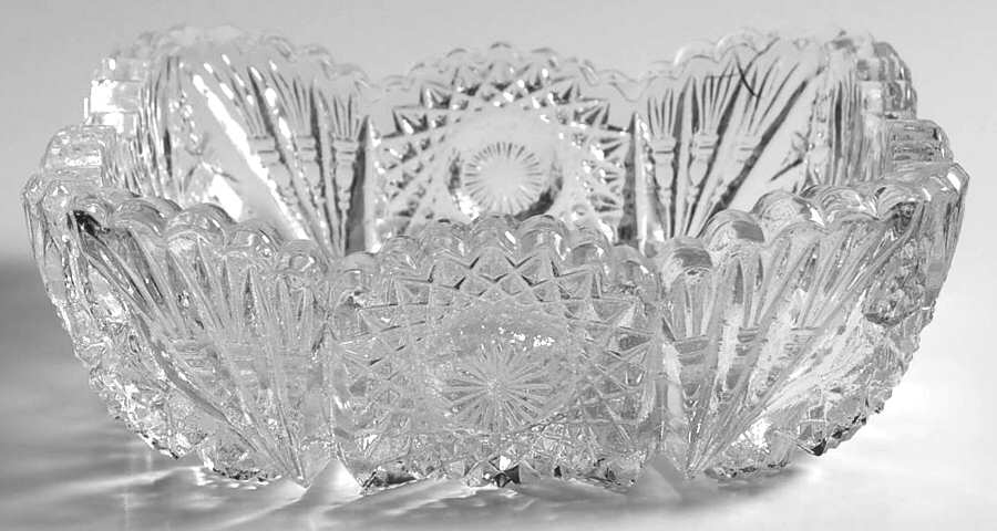 212 Clear (Giftware) 5" Square Nappy by Imperial Glass-Ohio-1