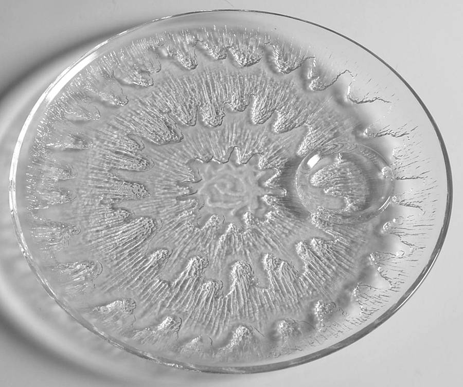 Sunburst Snack Plate No Cup by Indiana Glass-1