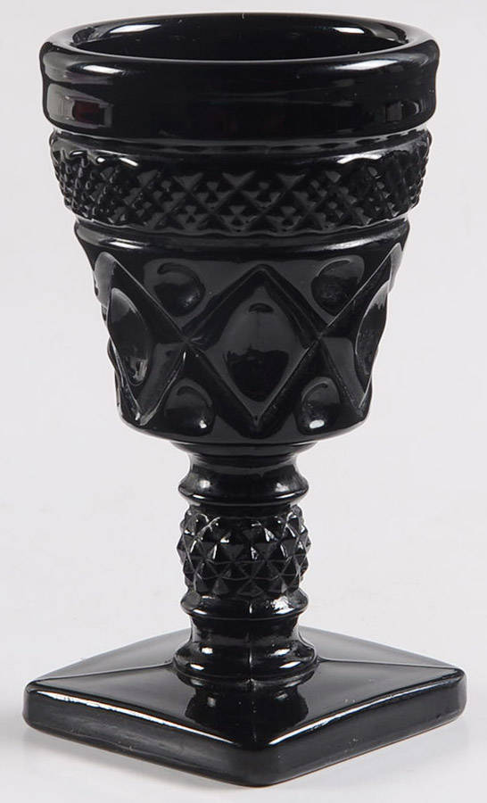 Cape Cod Black Cordial Glass by Imperial Glass-Ohio-1