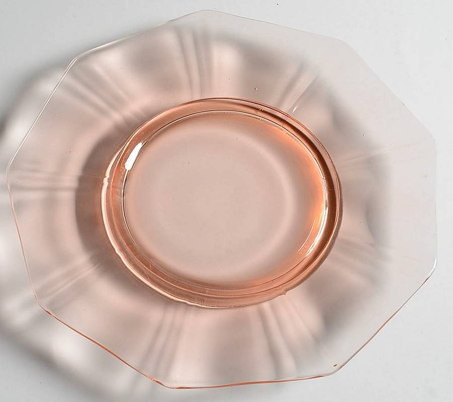 Artura Pink Salad Plate by Indiana Glass-1