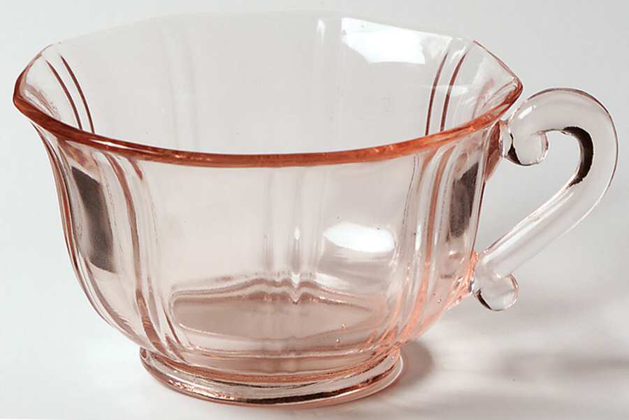 Artura Pink Cup Only by Indiana Glass-1