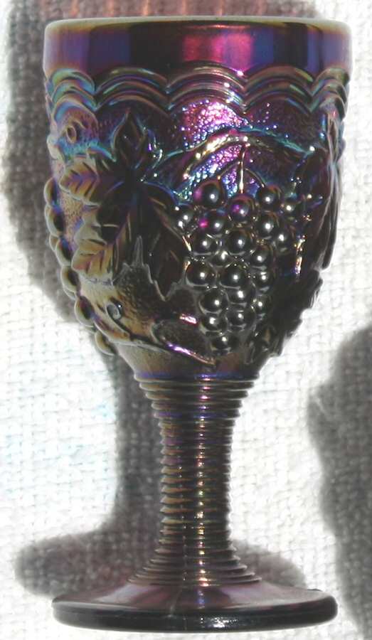 Vintage Carnival (Amethyst) Wine Glass by Imperial Glass-Ohio-1