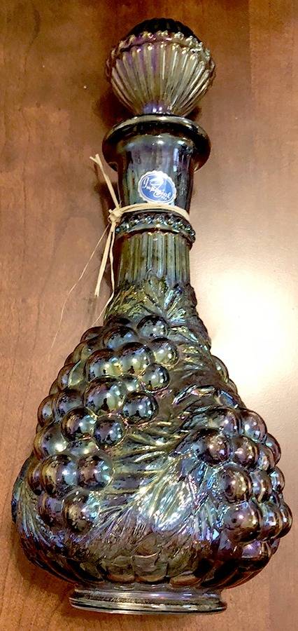 Vintage Carnival (Amethyst) Decanter & Stopper by Imperial Glass-Ohio-1