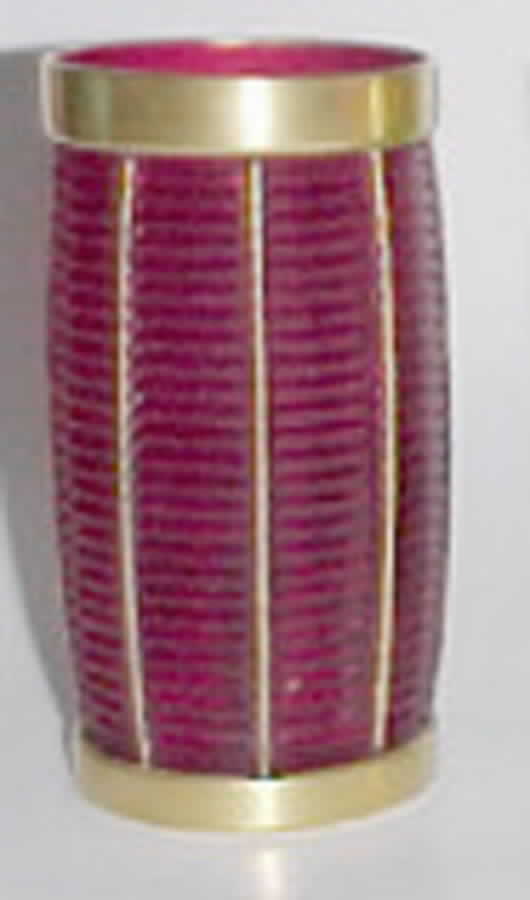 Marine Lights Red 15 Oz Flat Tumbler by Imperial Glass-Ohio-1