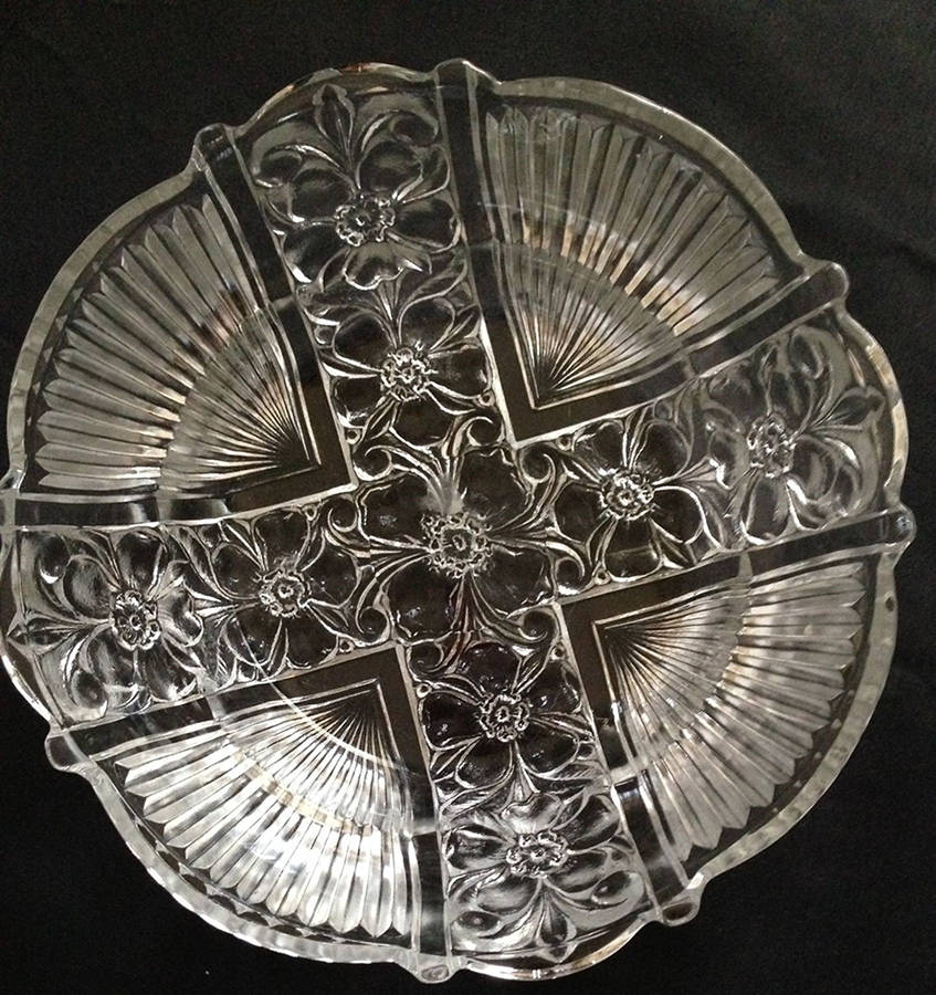 Killarney Clear 9" Nappy by Indiana Glass-1