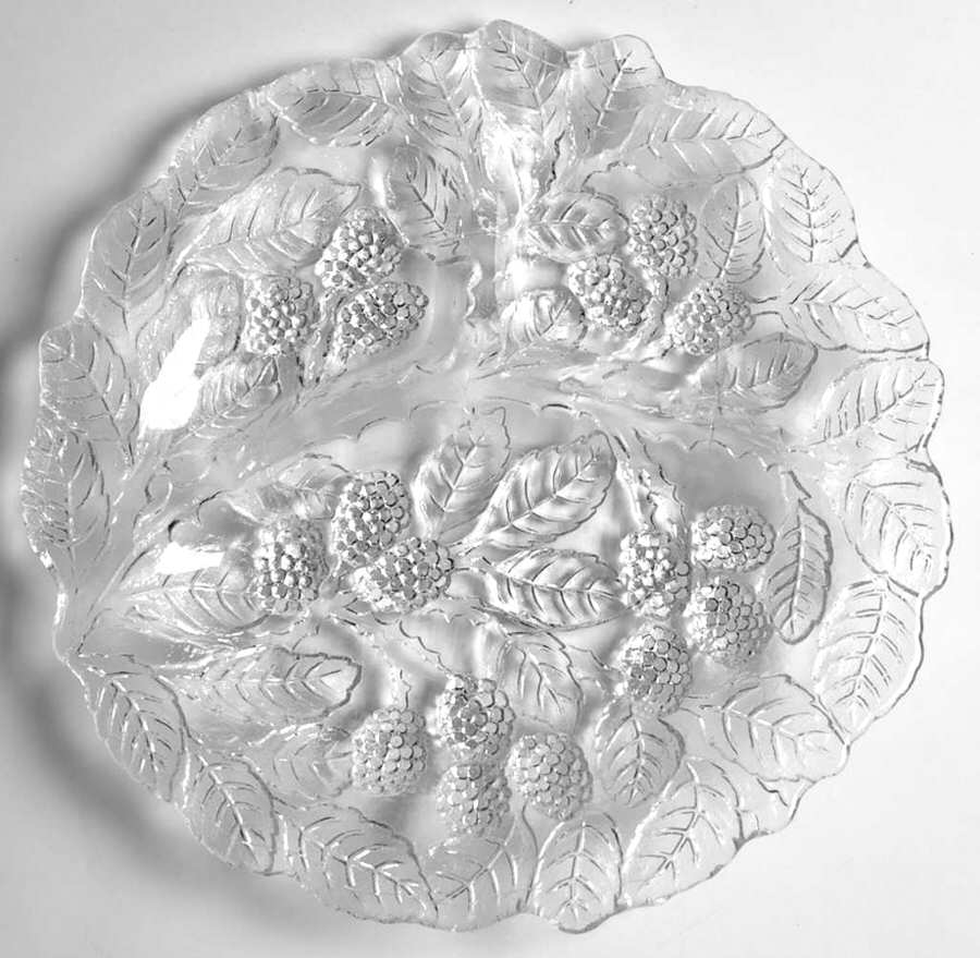 Loganberry Clear Grill Plate by Indiana Glass-1