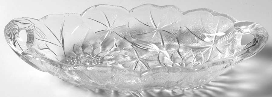 Lily Pons Clear 9" Oval Celery by Indiana Glass-1