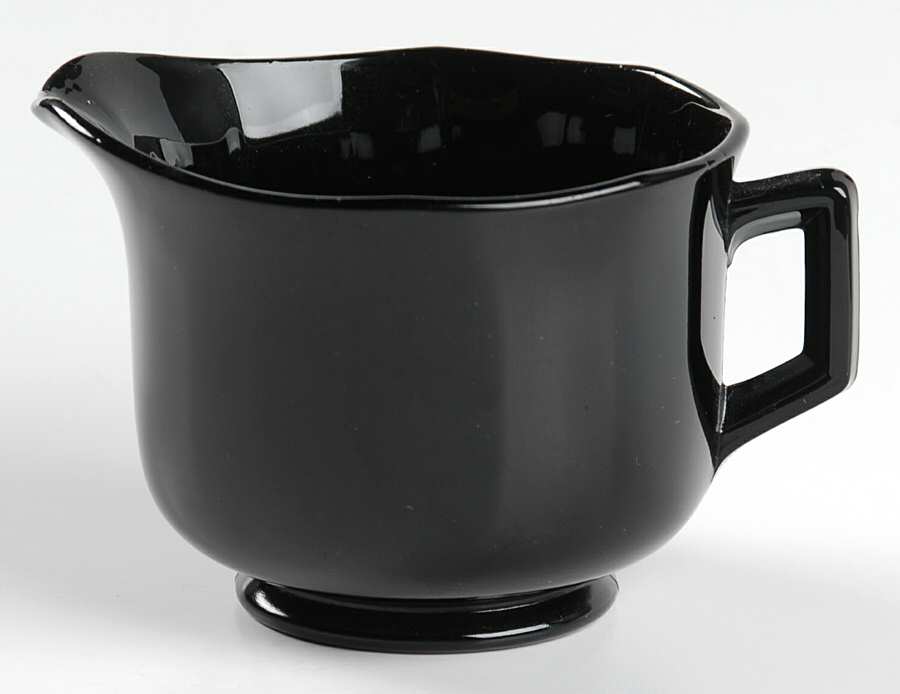 Molly Black Creamer by Imperial Glass-Ohio-1