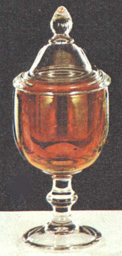 Hoffman House Ruby Flash Candy Jar & Lid by Imperial Glass-Ohio-1
