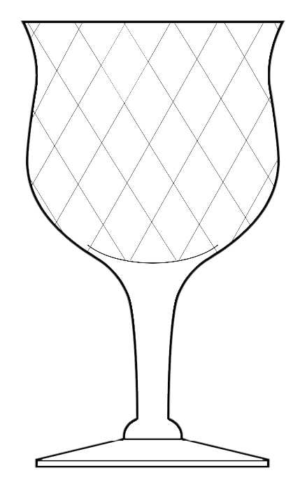 Skanda Clear (Diamond Optic) Water Goblet by Imperial Glass-Ohio-1