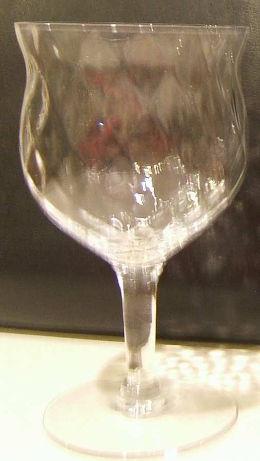 Skanda Clear (Diamond Optic) Wine Glass by Imperial Glass-Ohio-1