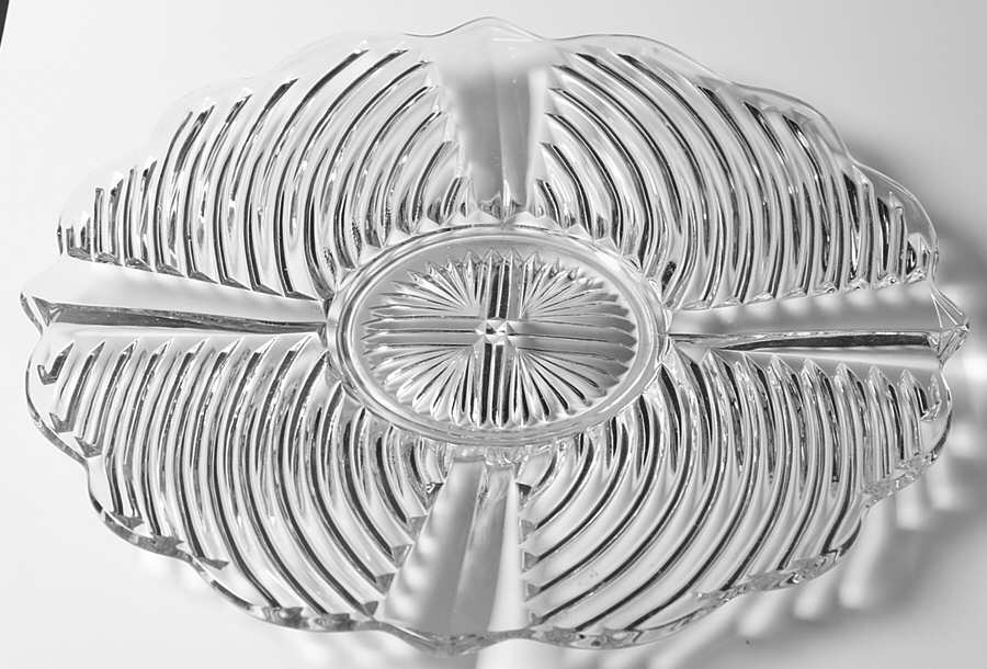 303 Clear 13" Torte Plate by Indiana Glass-1
