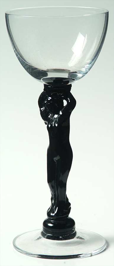Nudes Ebony Liquor Cocktail by Imperial Glass-Ohio-1