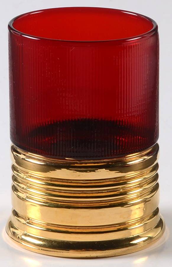Big Shots Ruby Flat Juice Glass by Imperial Glass-Ohio-1