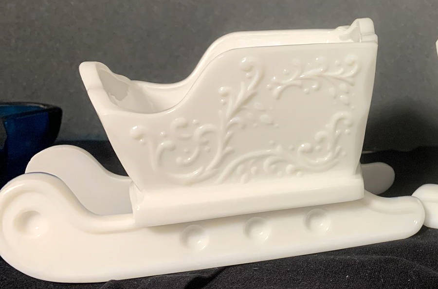 Animals & Figurines Sleigh Candlestick by Imperial Glass-Ohio-1
