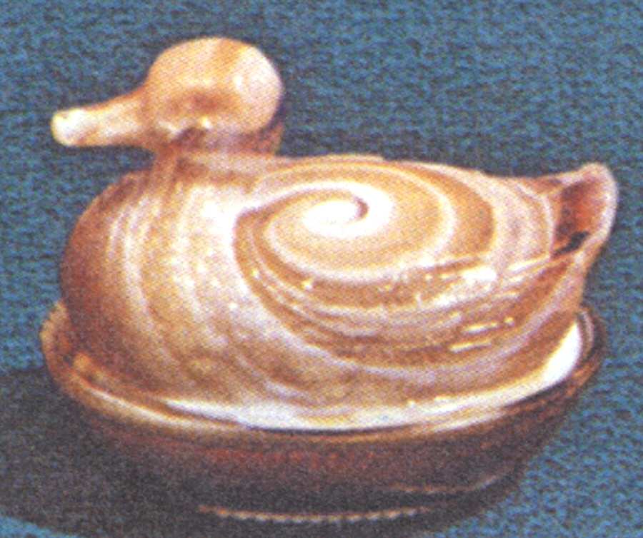 Animals & Figurines #146 Duck on Nest by Imperial Glass-Ohio-1