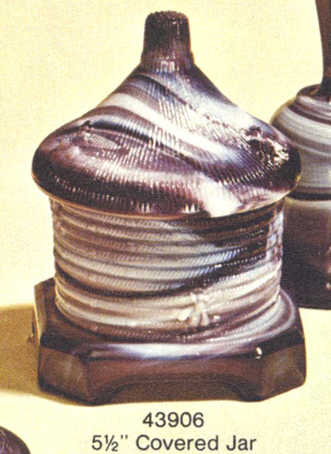 Animals & Figurines #60 Beehive Honey Jar & Lid by Imperial Glass-Ohio-1