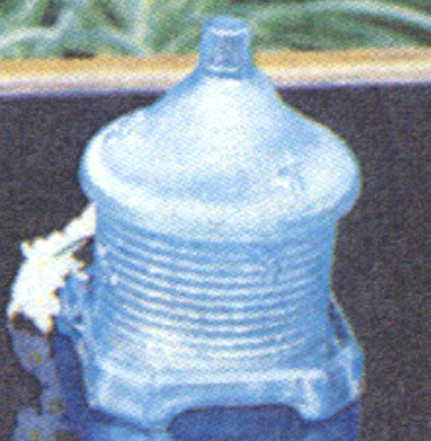 Animals & Figurines #60 Beehive Honey Jar & Lid by Imperial Glass-Ohio-1