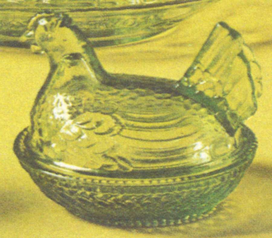 Animals & Figurines #145 Hen on Nest by Imperial Glass-Ohio-1