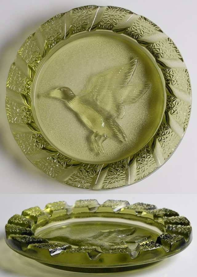 Animals & Figurines #530 7" Duck Ashtray by Imperial Glass-Ohio-1