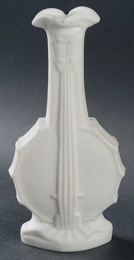 Animals & Figurines Milk Glass Fiddle Vase by Imperial Glass-Ohio-1