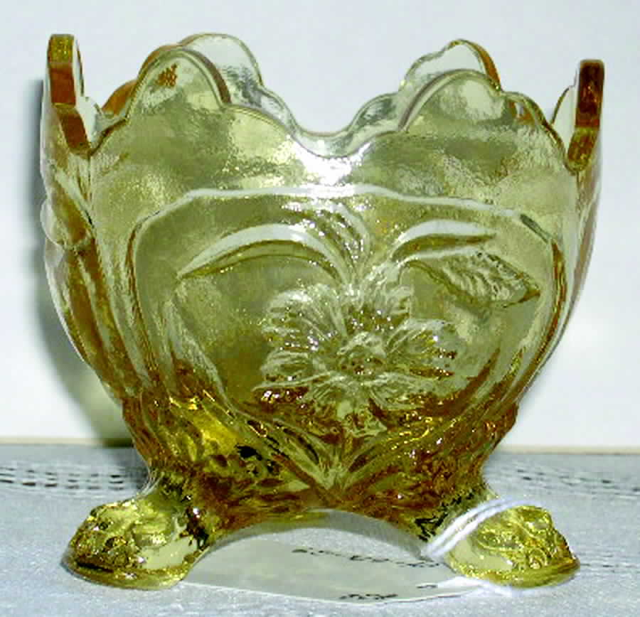 Everglade Yellow Three-Toed Bowl by Imperial Glass-Ohio-1