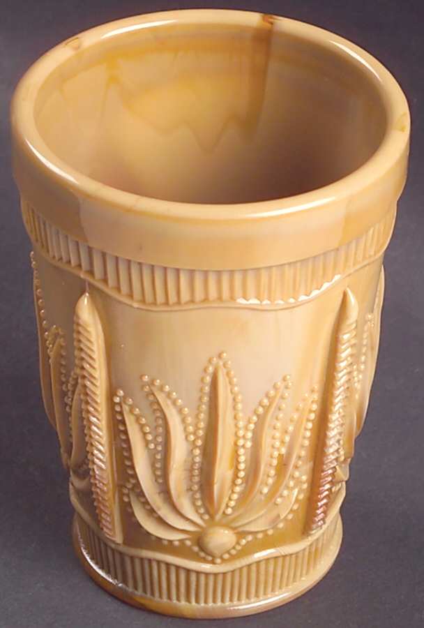 Cactus Chocolate 4 Oz Flat Tumbler by Indiana Tumbler and Goblet-1