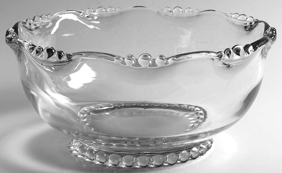 Village Guild 9" Salad Bowl by Indiana Glass-1