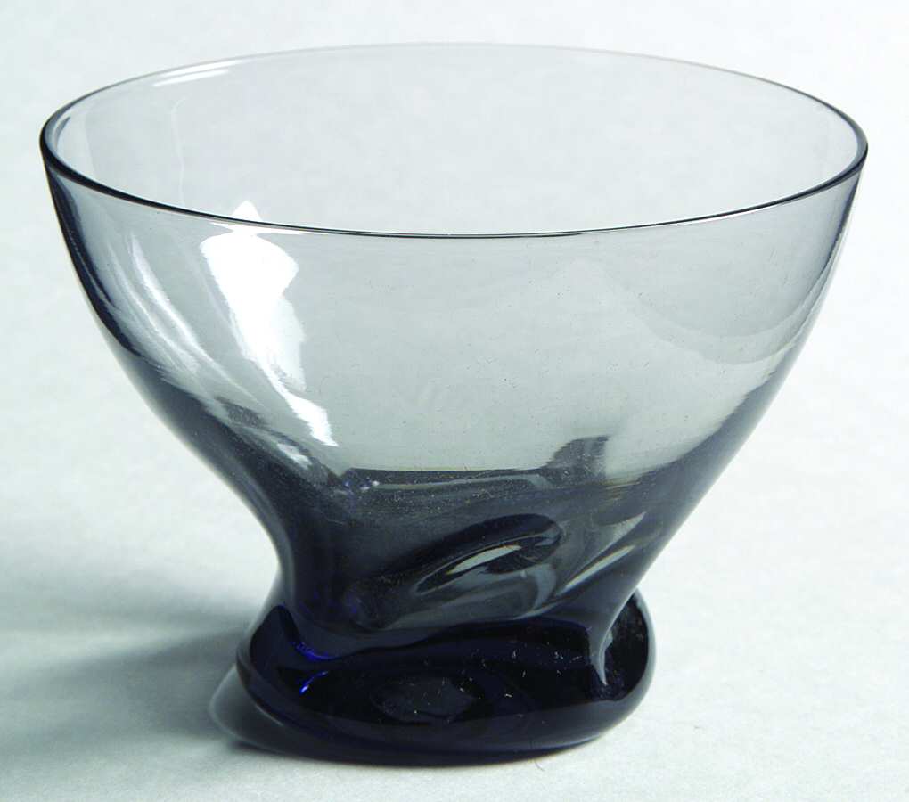 Twist Smoke Champagne/Tall Sherbet by Imperial Glass-Ohio-1