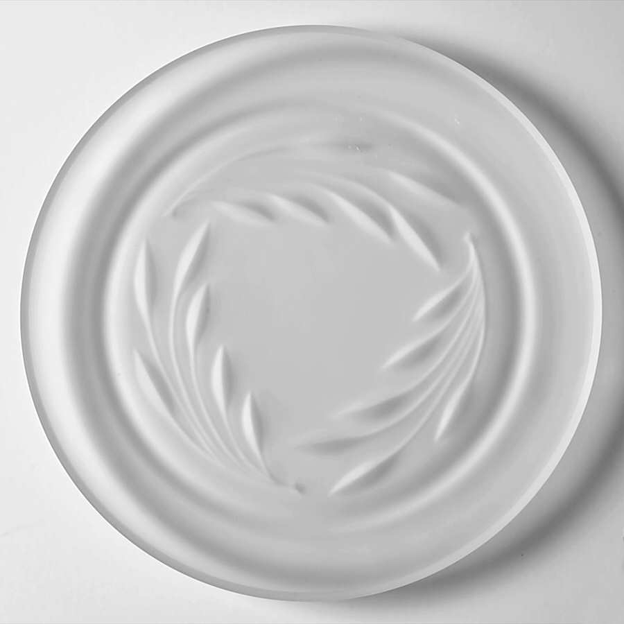 1008 Frosted 8" Salad Plate by Indiana Glass-1