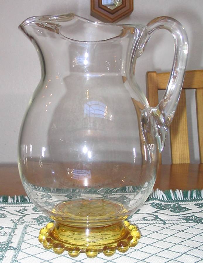 Candlewick Flask Brown (400-19) Pitcher by Imperial Glass-Ohio-1