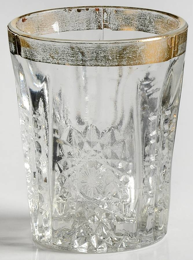 Oval Star Clear Toy Tumbler by Indiana Glass-1