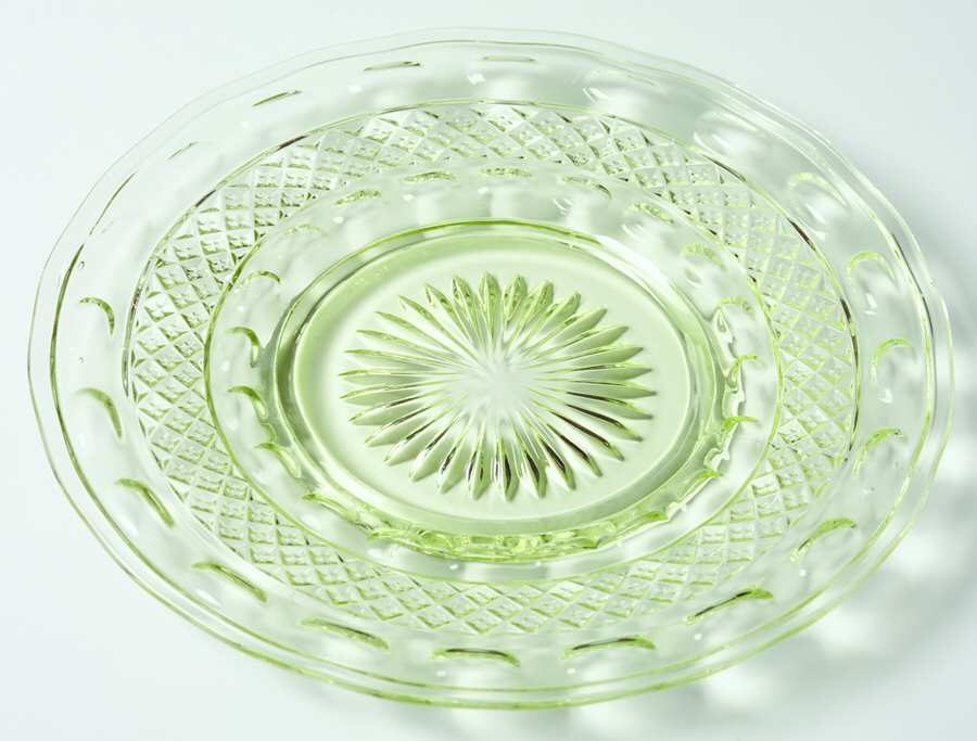 Tradition Seafoam Green Luncheon Plate by Imperial Glass-Ohio-1