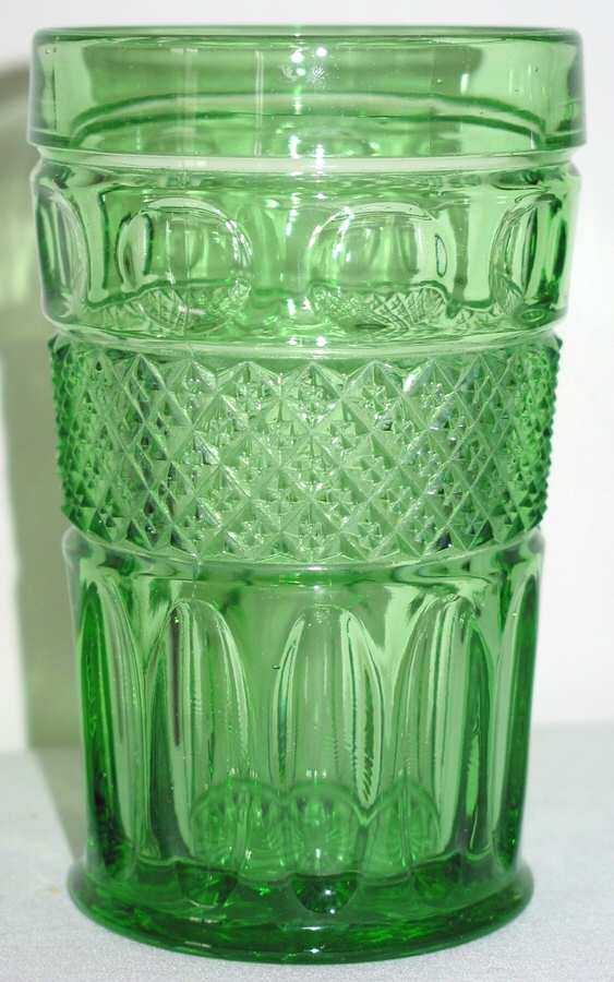 Tradition Seafoam Green 11 Oz Flat Tumbler by Imperial Glass-Ohio-1
