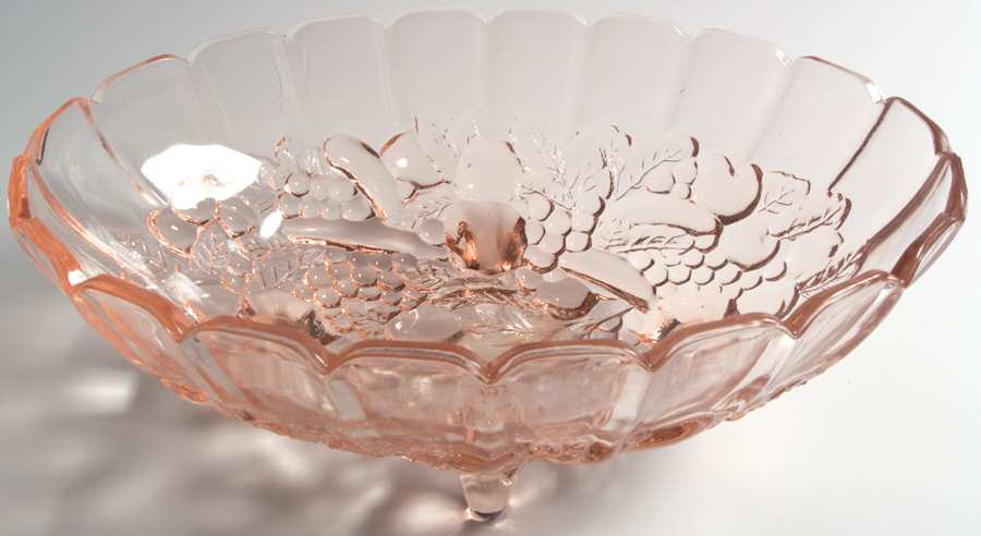 Garland Pink Centerpiece by Indiana Glass-1