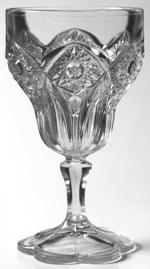 Pendant Water Goblet by Indiana Glass-1