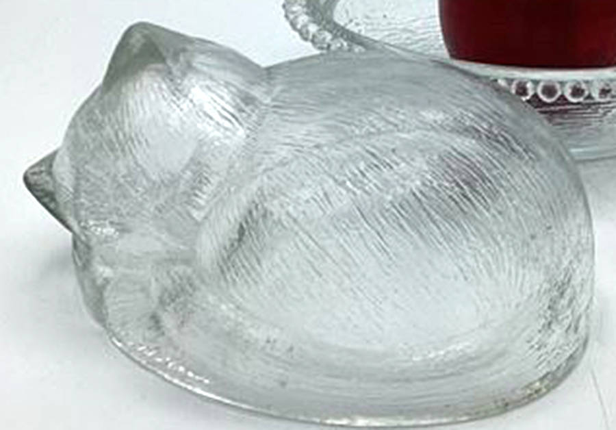 Indiana Animals & Figurines Lid for Kitten on Nest by Indiana Glass-1