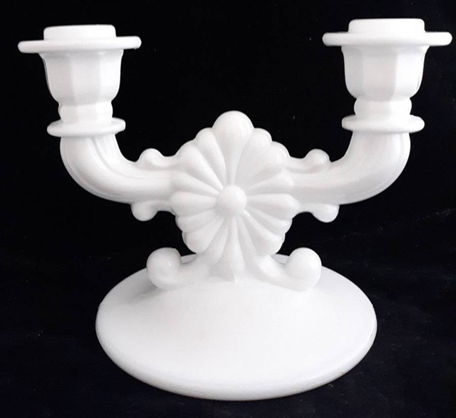 ING2 Double Light Candlestick by Indiana Glass-1