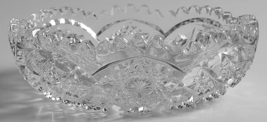 Wheels Clear 6" Nappy by Imperial Glass-Ohio-1