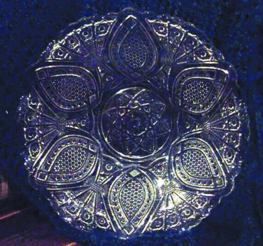 Rocket Sandwich Plate by Indiana Glass-1