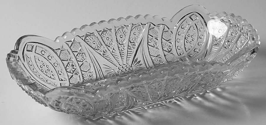 Rocket 8" Oblong Relish by Indiana Glass-1