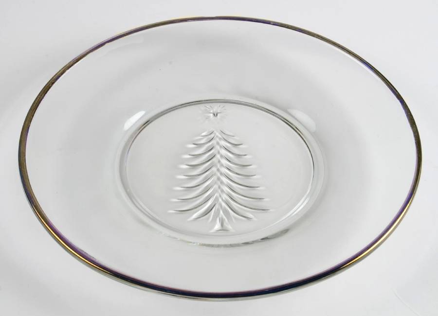 Holiday Gold Salad Plate by Indiana Glass-1