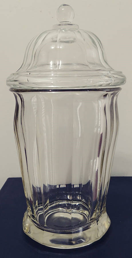 ING3 Clear 11" Storage Jar with Lid by Indiana Glass-1